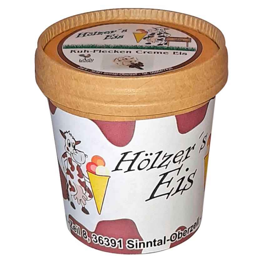 Hölzer's Eis Kuh-Flecken Creme Eis 130ml